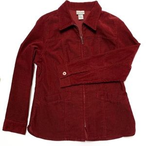 Red corduroy jacket